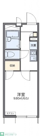 レオパレス六町の物件間取画像